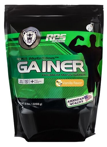 RPS Premium Mass Gainer, 2268 гр. (ваниль)