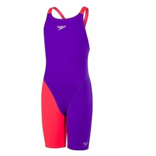 фото Гидрокостюм детский speedo fastskin endurance+ openback kneeskin (c876), цвет - пурпурный/красный;размер - 28;материал - полиэстер 53%, пбт 47%