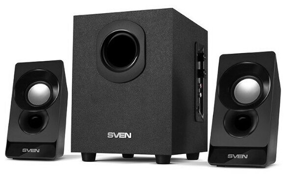 Колонки Sven MS-85 Black (2x2.5W+ Subwoofer 5W, дерево, питание от Usb)