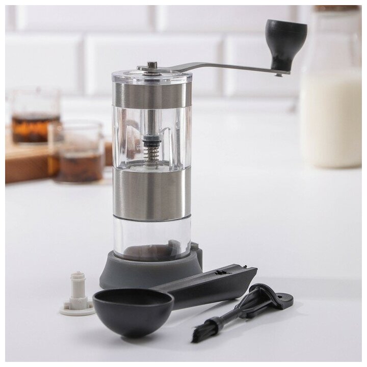 Кофемолка ручная "Башня", измельчитель для кофейных зерен, керамический механизм