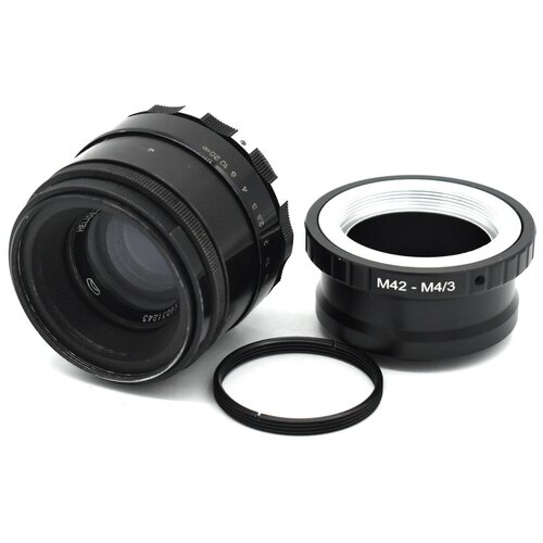 Советский мануальный объектив Гелиос-44 258 М39 зебра для Micro 43 306500₽