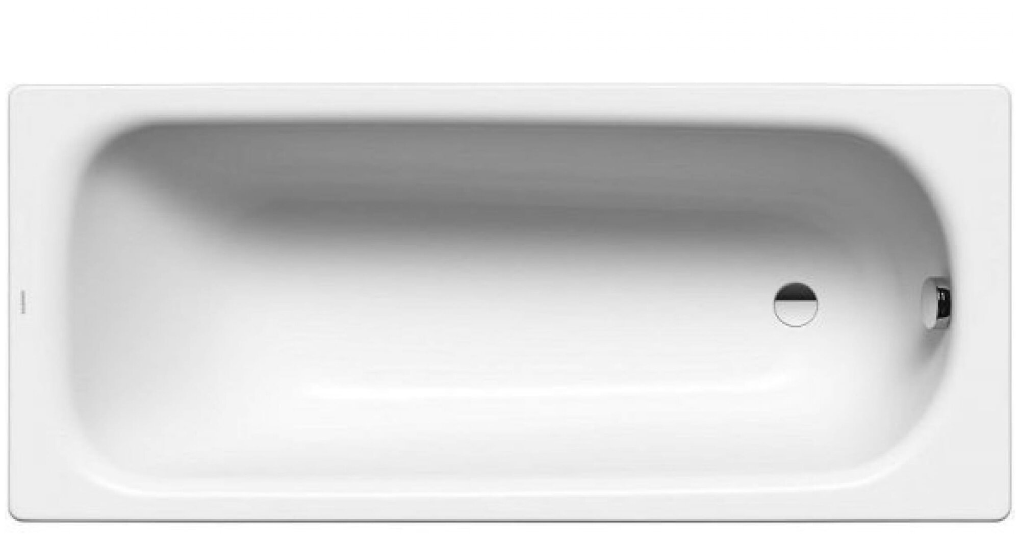 Ванна KALDEWEI Saniform Plus 373-1 Standard, сталь, глянцевое покрытие, белый 