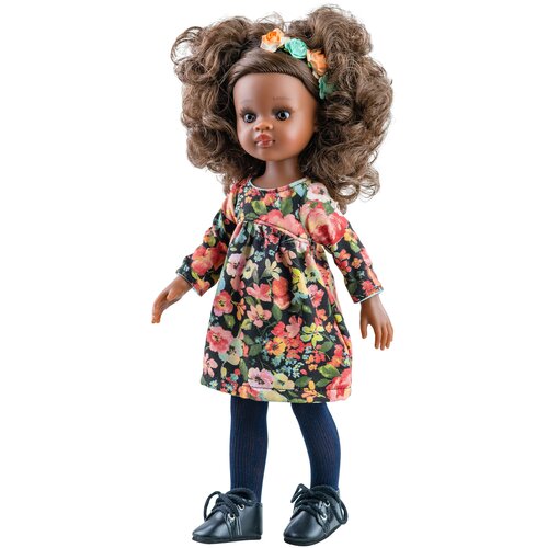 фото Цветочное платье с венком и колготками для кукол paola reina 32 см