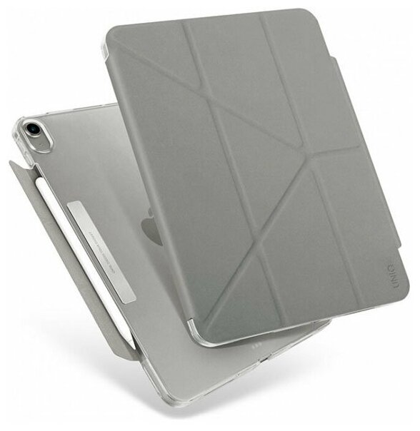 Чехол Uniq Camden для iPad Air 10.9 2020 (NPDA10.9GAR(2020)-CAMGRY) серый