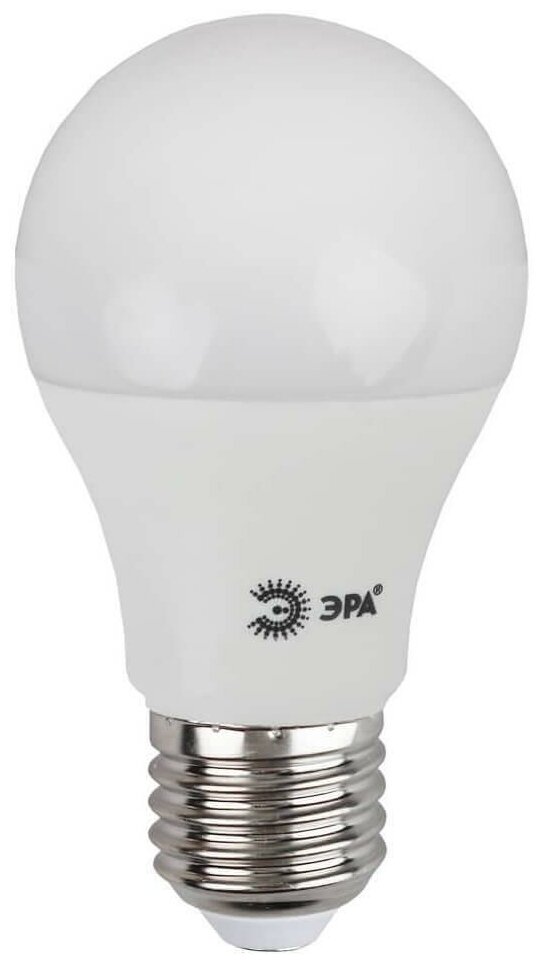 ЭРА Лампа светодиодная ЭРА E27 15W 6000K матовая LED A60-15W-860-E27 Б0031396
