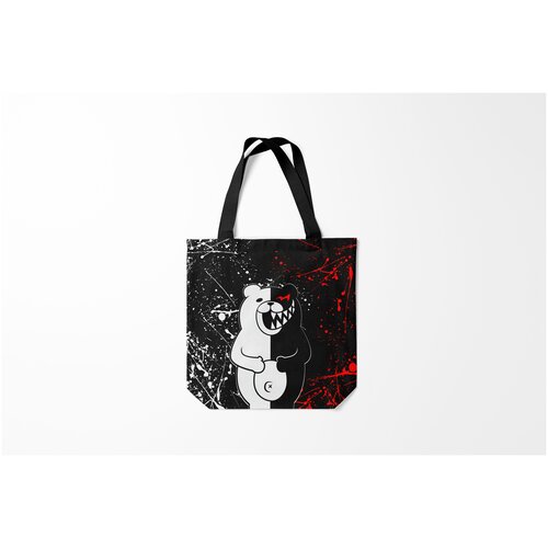 фото Сумка-шоппер / 40х40 см / аниме / danganronpa monokuma хохочет burnettie