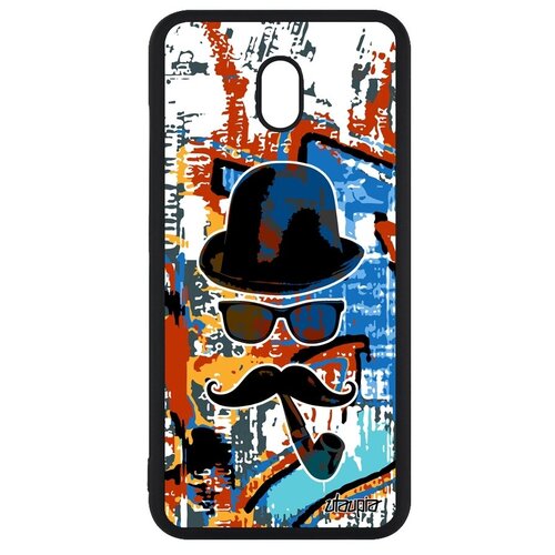 фото Противоударный чехол для мобильного // xiaomi redmi 8a // "мистер усы" имидж чарли, utaupia, цветной