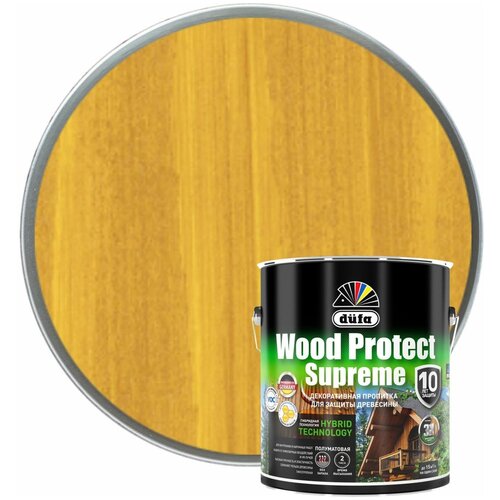 Пропитка декоративная для защиты древесины Dufa Wood Protect Supreme горная сосна 2,5 л