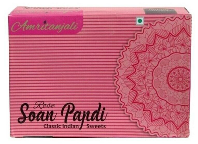 Соан папди с розой Soan Papdi Rose Amritanjali 250 г