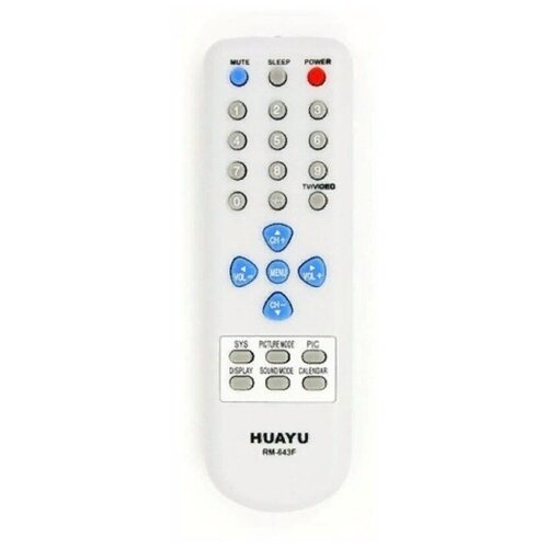 Пульт универсальный Huayu RM-643F для Shivaki TV пульт для shivaki rc 812 trony elenberg novex