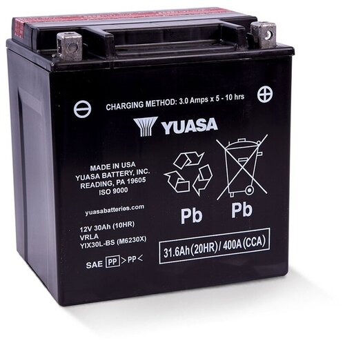 Аккумулятор мото Yuasa YIX30L-BS (YB30L-B, YB30CL-B)