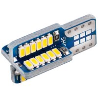 Автолампа диод T10 (W5W) 12V 48 SMD диодов без цоколя 1-конт Белая с обманкой SKYWAY Салон, габариты