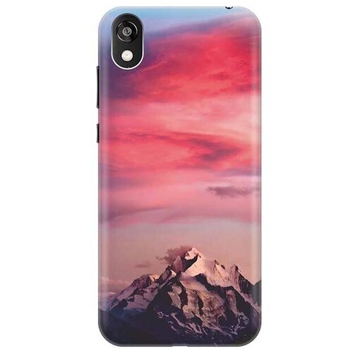 фото Ультратонкий силиконовый чехол-накладка для huawei y5 (2019) / honor 8s с принтом "горы и небо" gosso