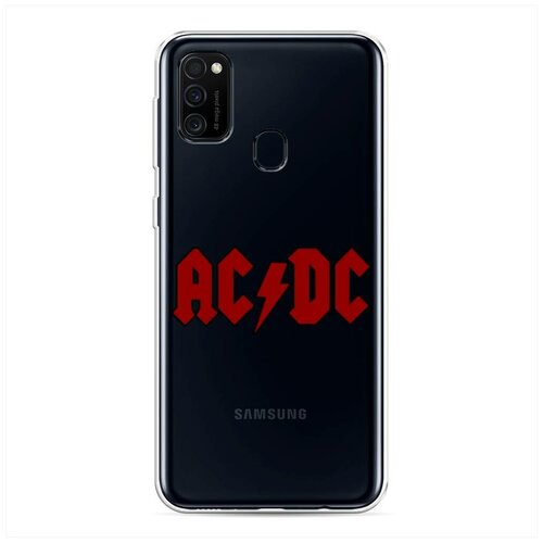 фото Силиконовый чехол "ac dc молния" на samsung galaxy m21 / самсунг галакси м21 case place