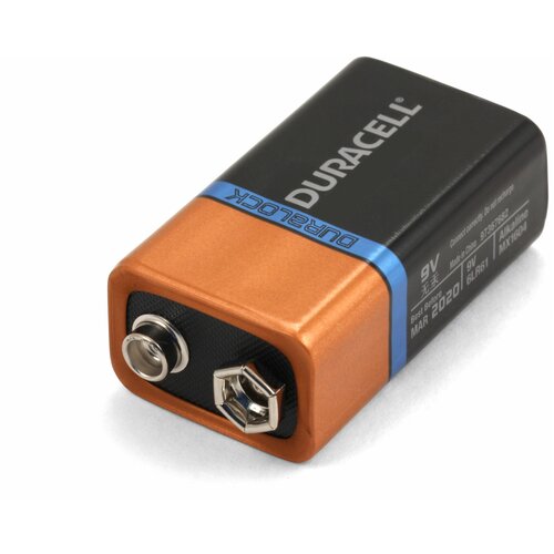 Батарейка крона 9V/батарейка DURACELL (Дюрасел), тип 6LF22/1 шт. батарейка щелочная varta 6lf22 6lr61 energy 9v крона