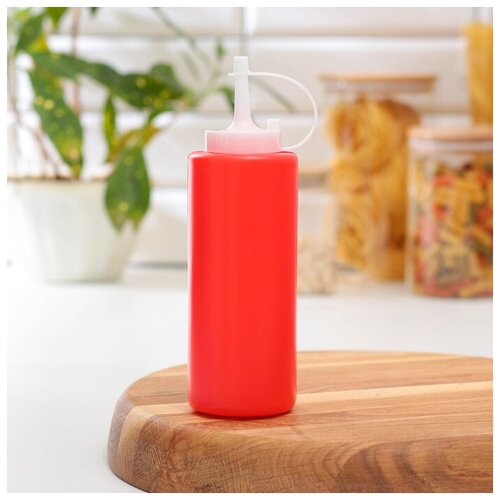 Ёмкость для соуса 420 мл, цвет красный (1шт.)