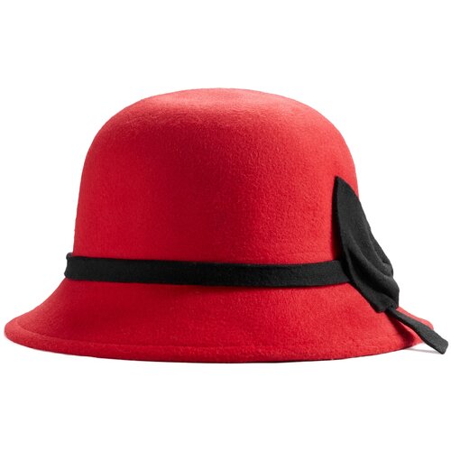 фото Шляпа "мадемуазель нитуш" nothing shop (красный; черный) 55-57 см