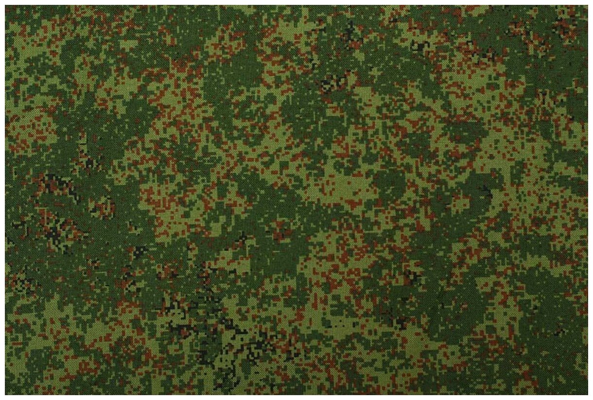Ткань для шитья HALT курточная Oxford 210 PU 1000, 1,5м x 2м, рисунок камуфляж пиксель
