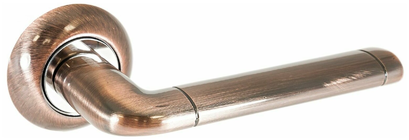Ручка дверная межкомнатная аллюр АРТ "поло" AC (1510), старая медь