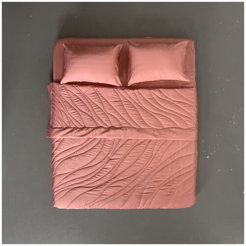 Набор наволочек из тенселя 40х60 см, цвет оранжевый, 2 шт