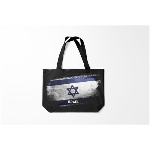фото Сумка-шоппер / 46х35 см / туристические / страны мира israelизраиль burnettie