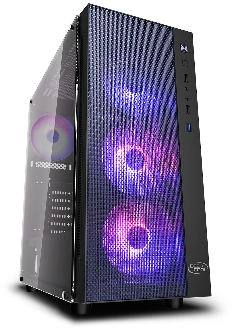 Компьютерный корпус Deepcool Matrexx 55 MESH ADD-RGB 4F черный