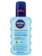 NIVEA освежающий спрей Увлажнение после загара, 200 мл.