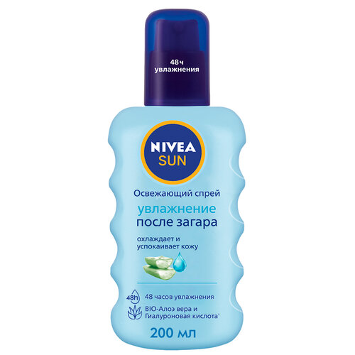 NIVEA освежающий спрей Увлажнение после загара, 200 мл.