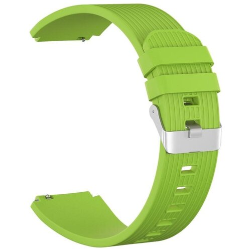 Ремешок силиконовый GSMIN Italian Collection 22 для Huawei Watch GT 2 Pro (Светло-зеленый)