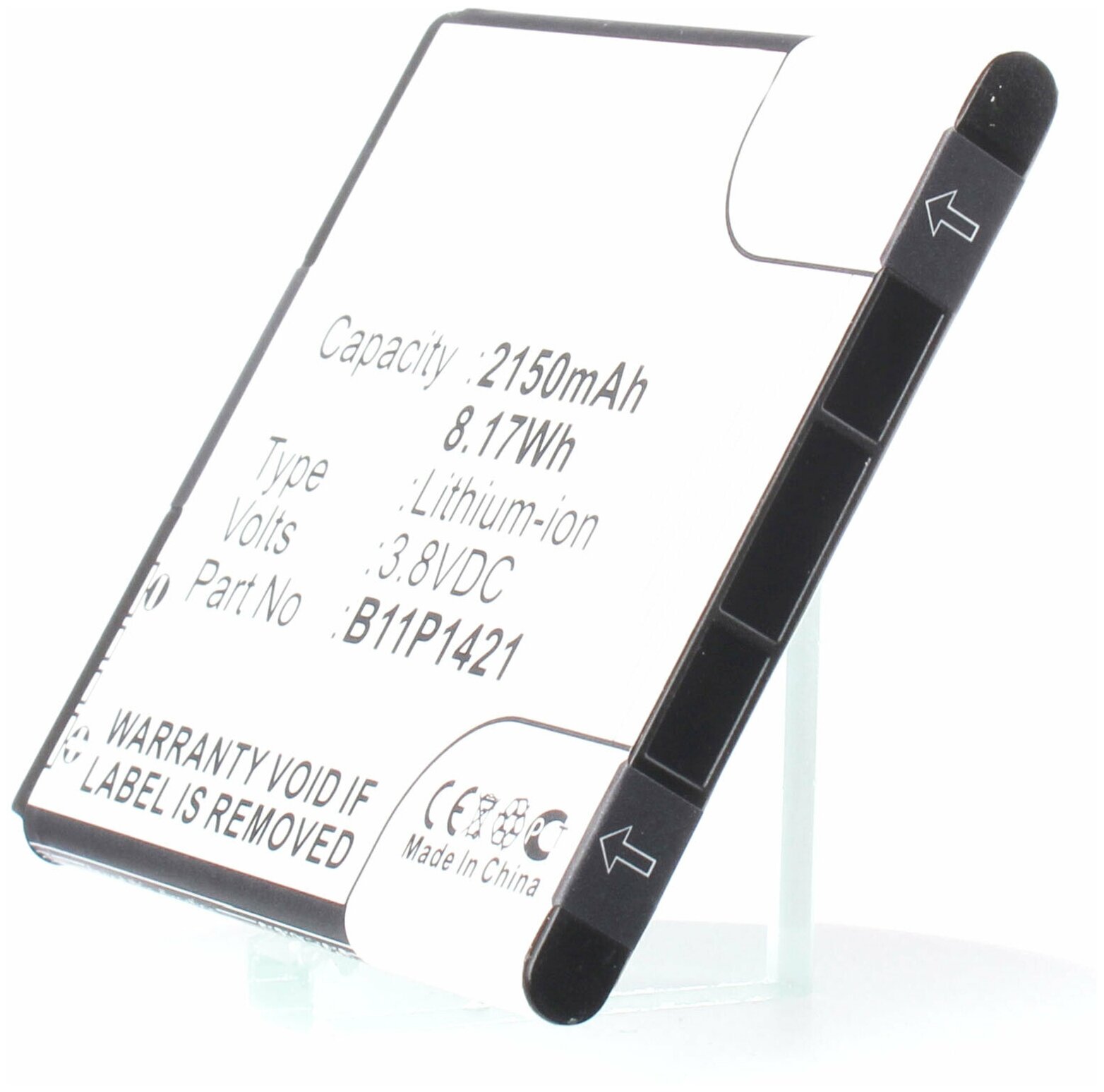 Аккумулятор iBatt iB-U1-M1306 2150mAh для Asus ZC451CG, Z007, Zenfone C,