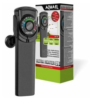 Нагреватель AQUAEL ULTRA HEATER 25 Вт для аквариума 10 - 25 л (пластиковый, регулируемый) - фотография № 7