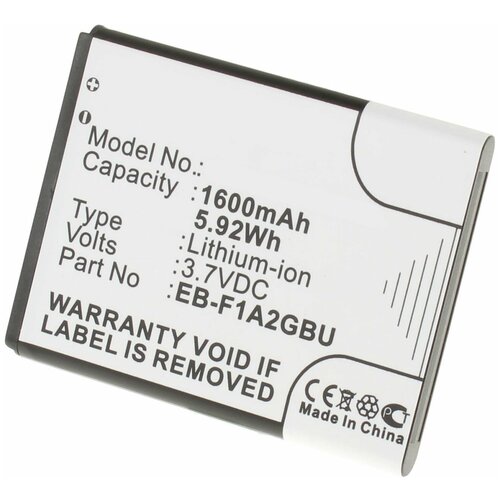 Аккумулятор iBatt iB-U3-M328 1600mAh для Samsung GT-i9100 Galaxy S II, GT-I9103, Galaxy S II Plus, EK-GC100 Galaxy Camera, SM-G318, аккумуляторная батарея eb f1a2gbu для samsung galaxy s2 i9100 3 7 v 6 11wh