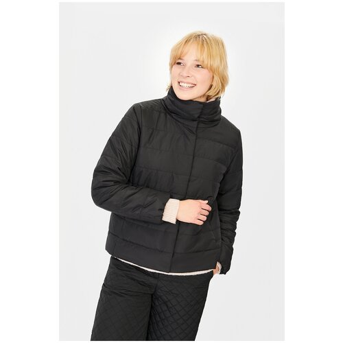 фото Куртка baon базовая куртка с воротником-стойкой baon, размер: xs, черный