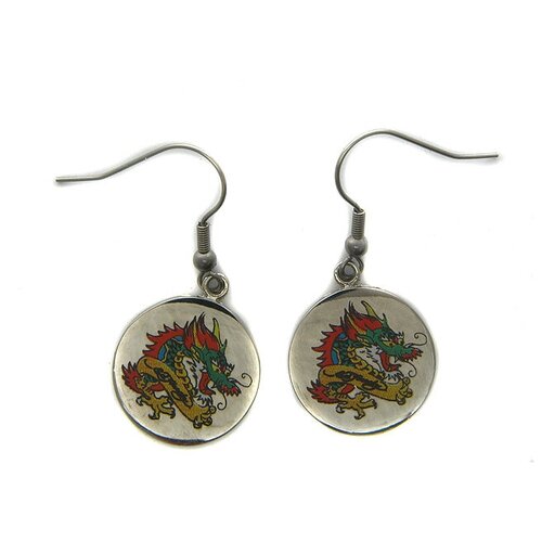 Серьги с подвесками Ed Hardy мультиколор 1575₽