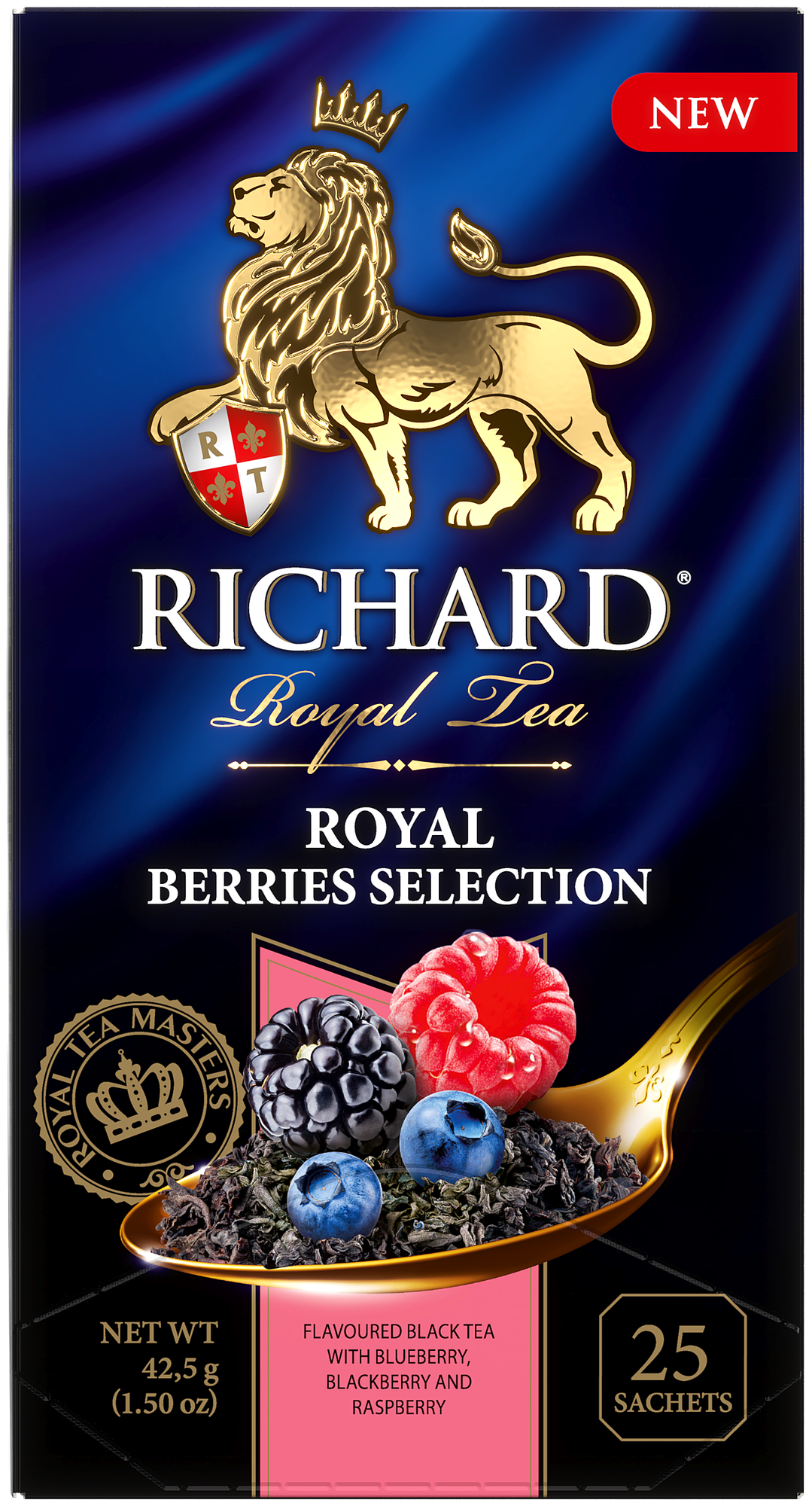 Чай черный Richard Royal Berries Selection, в пакетиках, 25 пак.