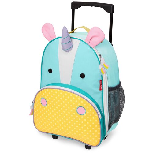 Чемодан  SKIP HOP, ручная кладь, 14х41х30 см, 10 л, 1.26 кг, розовый, желтый