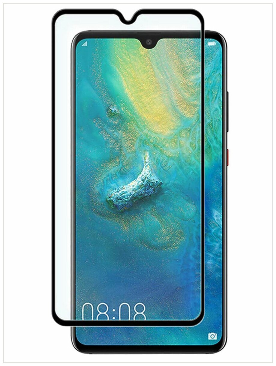 Защитное стекло 5D Glass Pro для Huawei Mate 20 черное