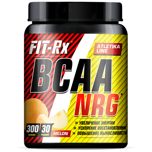 фото Аминокислота fit-rx nrg bcaa, дыня, 300 гр.