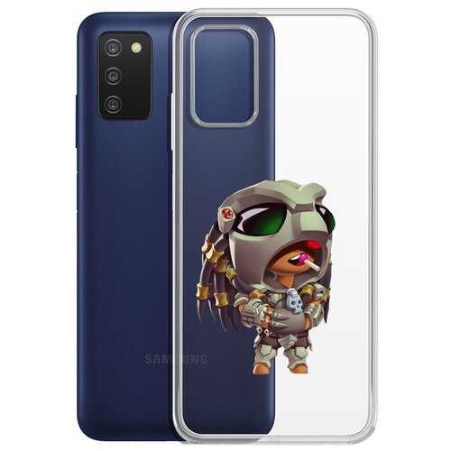 чехол накладка clear case brawl stars леон для samsung galaxy a71 a715 Чехол-накладка Clear Case Brawl Stars-Леон Хищник для Samsung Galaxy A03s (A037)