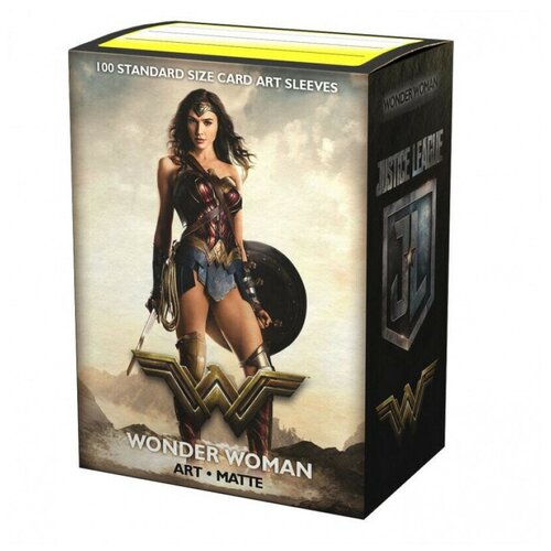 Протекторы для карт Dragon Shield Чудо Женщина - 100шт. мягкая игрушка kidrobot justice league wonder woman