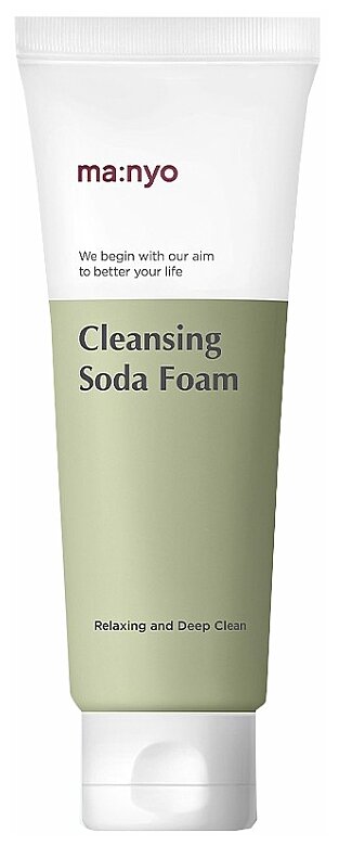 Manyo Factory пенка для умывания Cleansing Soda Foam с содой и натуральными частицами, 150 мл