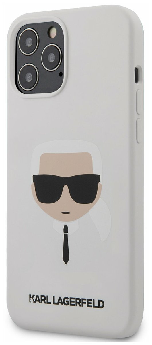 Чехол Karl Lagerfeld (KLHCP12LSLKHWH) для iPhone 12 Pro Max (White) - фото №1