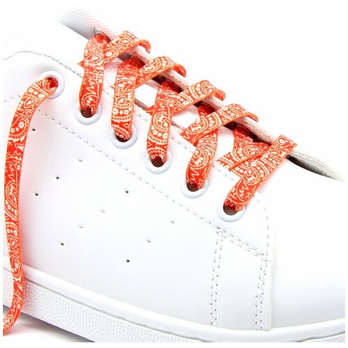 фото Шнурки для обуви с принтом, оранжевые нет бренда