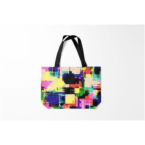 фото Сумка-шоппер / 46х35 см / casual / все глитч burnettie