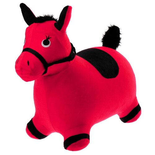 Попрыгун «Лошадка», с текстильной отделкой, h=50 см, 1400 г, цвета микс./В упаковке штук: 1