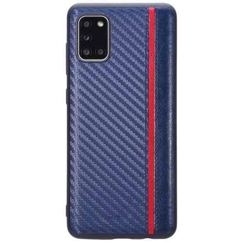Чехол G-Case Carbon для Samsung Galaxy A31 SM-A315F, синий