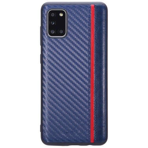 фото Чехол-накладка g-case carbon для samsung galaxy a31 sm-a315f синий