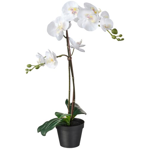 FEJKA фейка искусственное растение в горшке 12 см Орхидея белый