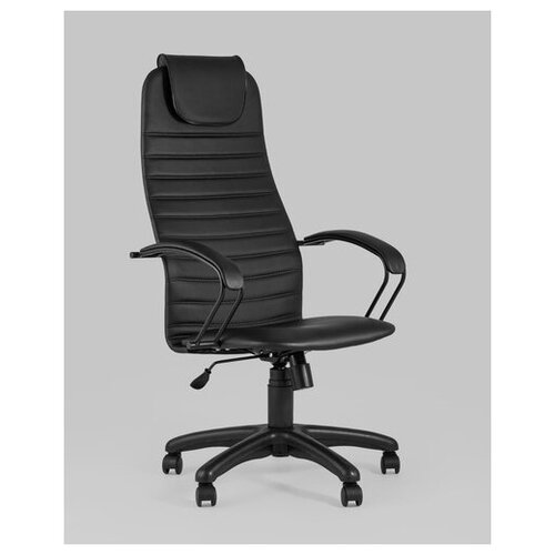 фото Кресло компьютерное сеймур крестовина пластик экокожа черный stool group