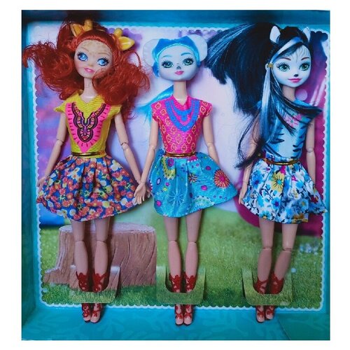 Куклы Enchantimals набор из 3 шт. 25 см